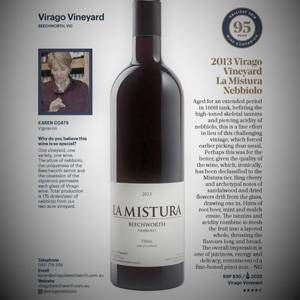 Australian Wine Companion - La Mistura Nebbiolo 2013